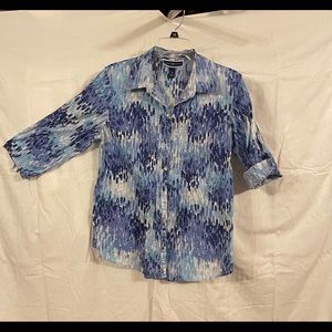 Karen Scott button up blouse